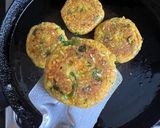 A picture of step 3 of Left Over White Rice,Paneer & Veggie Cutlets.