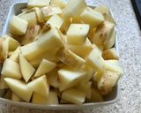 A picture of step 1 of Suki bhaji.