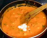 A picture of step 6 of Paneer butter masala.