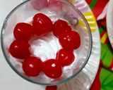 A picture of step 5 of Black forest brownie trifles.