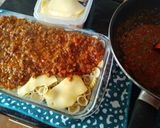Foto del paso 3 de la receta: Lasaña de fideos (pasta) corbatitas y espirales 🍝