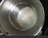 A picture of step 1 of Mawa cup cakes.