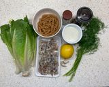 A picture of step 1 of Shrimp Yogurt Pasta Salad.