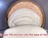 A picture of step 6 of New York baked cheesecake.