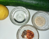 A picture of step 1 of Cucumber Salad.