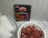 Foto langkah ke 1 dari resep Rendang Daging Bumbu Instant.