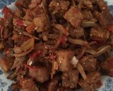 Foto langkah ke 3 dari resep Tempe teri balado spesial💜.
