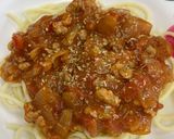 รูปขั้นตอนการทำที่ 2 ของ สปาเกตตีซอสหมูสับ