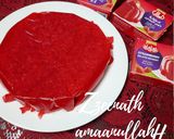 A picture of step 2 of Strawberry Jelly Cake with Condensed Milk.