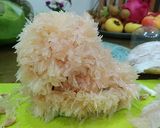 Hình bước làm 3 của món Em chó (cún) bằng bưởi