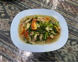 Foto langkah ke 5 dari resep Tumis Sawi Jamur Simple.