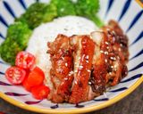 Foto langkah ke 4 dari resep Chicken Teriyaki Rice Bowl.