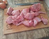 Tejfölös nyúlpaprikás recept fázis 2 fotója