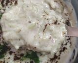 A picture of step 3 of Cucumber raita.