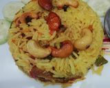 A picture of step 8 of Shahi Navratan Pulao.