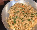 A picture of step 8 of Chinese fried rice.
