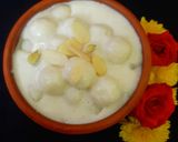 A picture of step 9 of Paal kolukattai.
