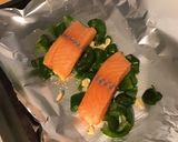 Une image de l'étape 5 de Pavés de saumon aux poivrons verts, épices et citron.