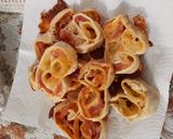 Foto del paso 4 de la receta: Palmeritas de jamón y queso muy fácil