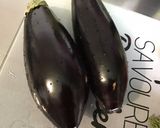 Une image de l'étape 1 de Éventail d'aubergine au jambon tomate et mozzarella.