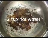A picture of step 1 of Butterscotch Dalgona coffee.