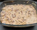Sonkás-tejszínes rakott tészta recept fázis 15 fotója