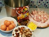 พะโล้ไก่ข้าวโพดหวาน