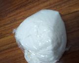 A picture of step 6 of Home made mozzarella cheese.