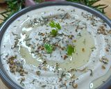 Une image de l'étape 2 de 🌿 Crème de haricots blancs au miso et épices Zaatar.