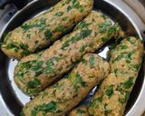 A picture of step 2 of Methi Muthiya.