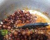 A picture of step 11 of Kathiyawadi choley.