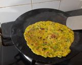 A picture of step 3 of Methi Thepla.