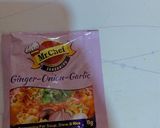 A picture of step 1 of Moi moi and vegetable Sauce.