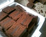 Foto langkah ke 7 dari resep Brownies kukus lapis coklat.