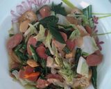 Foto langkah ke 9 dari resep Tumis sawi dan cesin + sosis tahu.
