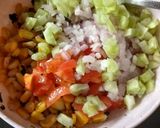 A picture of step 2 of Sweet corn chat.