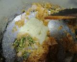 A picture of step 3 of Maharaja chicken.