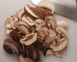 A picture of step 2 of Baby Bella Mushroom Fried Rice.