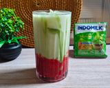 Foto langkah ke 6 dari resep Strawberry Creamy Matcha.