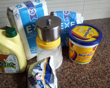 A picture of step 1 of Soft layered chapati #4weekchallange.