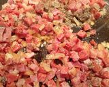 Foto del paso 2 de la receta Pasta de colores con jamón y chorizo