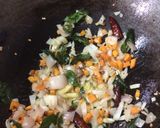 A picture of step 1 of Hyacinth Bean Valor/ Indian Papadi beans Upma.