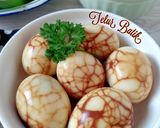 Foto langkah ke 8 dari resep 737. Telur Batik aka Telur Pindang.