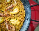 Foto del paso 7 de la receta: Arroz con huevas de sepia y gamba roja