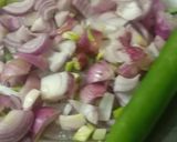 A picture of step 1 of Peas With Mushroom.