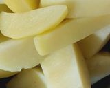 A picture of step 1 of BATATA ni SUKI BHAJI (Potatoes DRY SABJI) for Fasting.