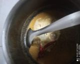 A picture of step 4 of Luchi and Aloo Dum.