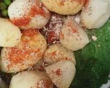 A picture of step 4 of Hara Bhara kabab.