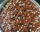 A picture of step 4 of Double Chocolate Chips Eggless Brownie.