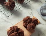 Foto langkah ke 5 dari resep Bolu kukus coklat gluten free.